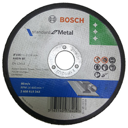 Bán Đá cắt sắt Bosch 2608619343 (105x1.2x16mm)