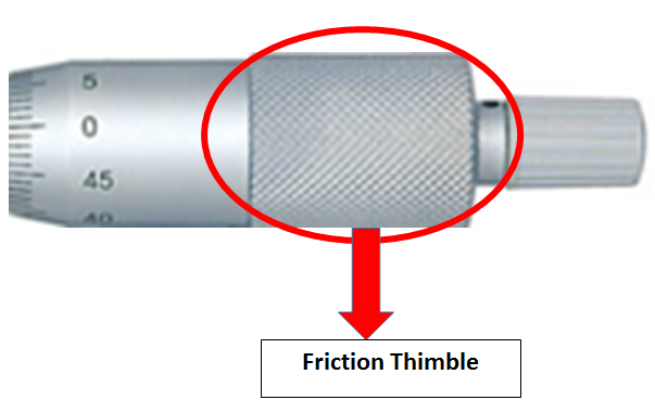 Chốt chặn ma sát Friction Thimble trong Panme đo ngoài Mitutoyo Series 103