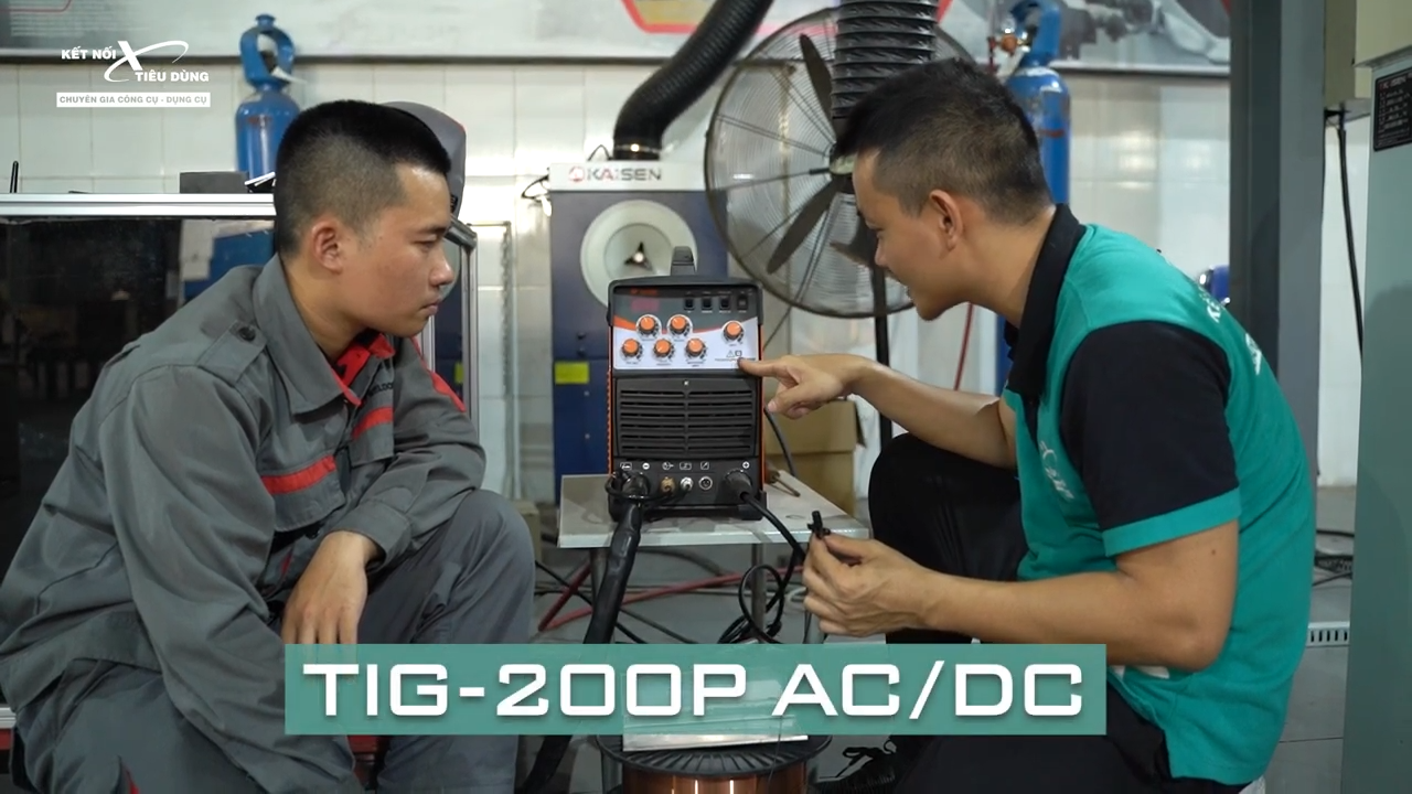 Máy hàn xung đa năng Jasic TIG 200P ACDC E20101 - Jasic TIG 200P ACDC là một trong những con máy hàn cao cấp, phục vụ nhu cầu sử dụng ngày càng cao của Anh Em