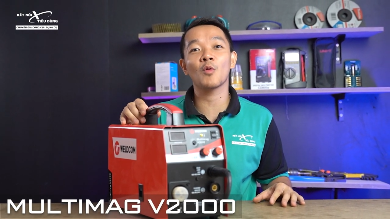 Weldcom Multimag V200 có thể thực hiện đa chức năng phục vụ nhu cầu sử dụng khác nhau của Anh Em