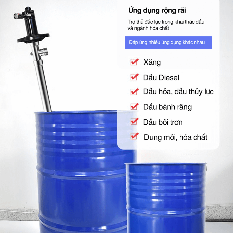 Máy bơm dầu nhớt thùng phuy (2)