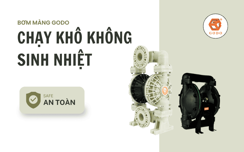 Máy bơm có khả năng chạy khô