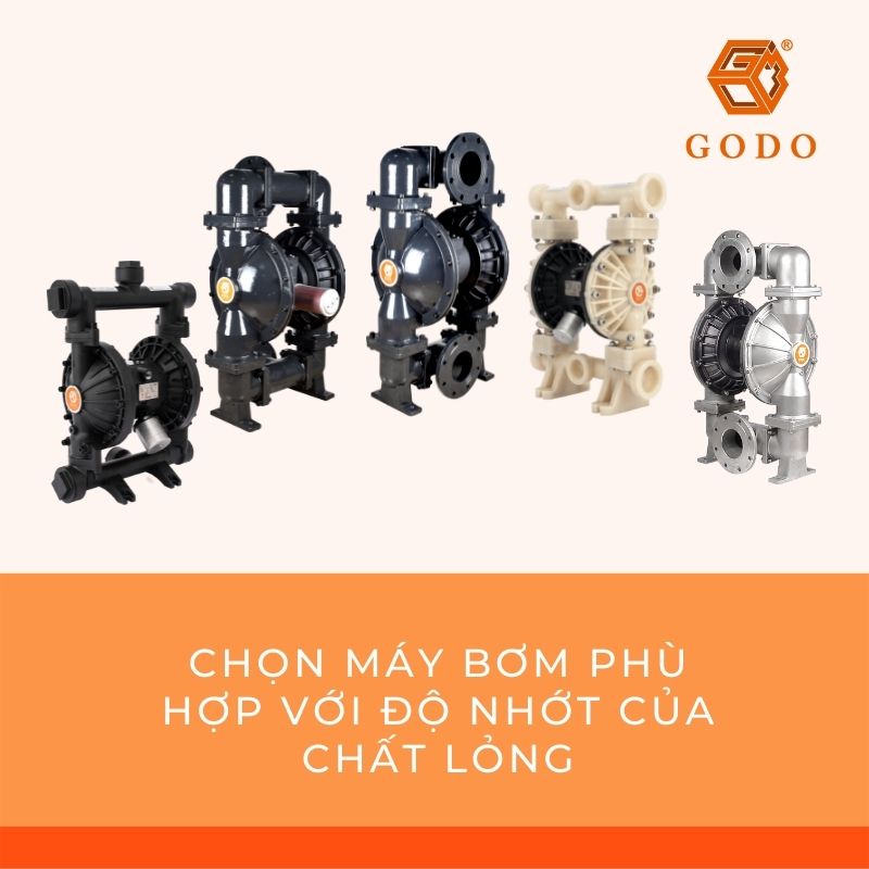 Chọn máy bơm phù hợp với độ nhớt của chất lỏng