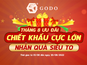 Godo - Bơm Màng ưu đãi tháng 8 – 2022: Chiết khấu cực lớn – Tặng quà siêu to