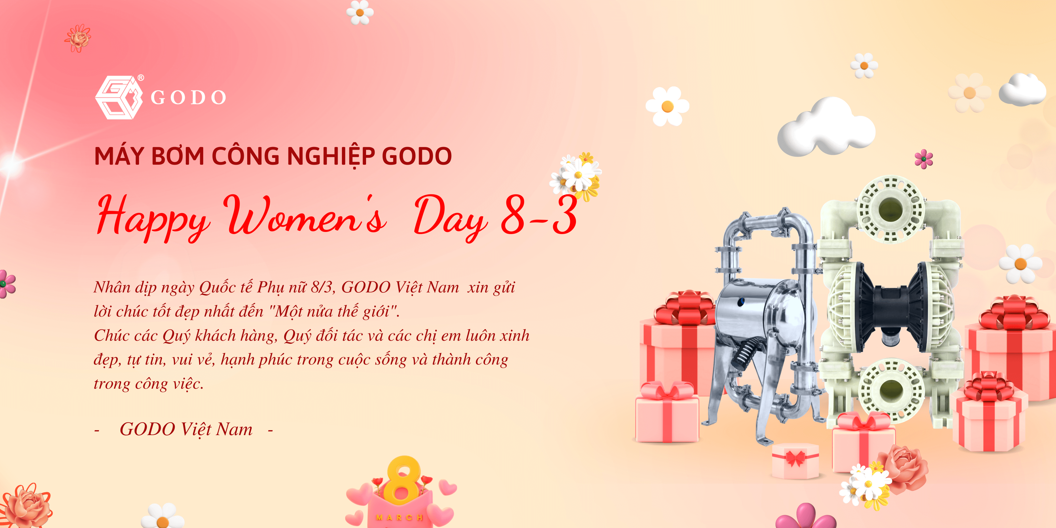 Godo - HAPPY WOMEN’S DAY 08/03 WITH GODO VIỆT NAM