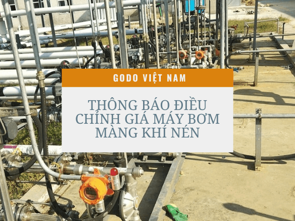 Godo - THÔNG BÁO: GODO VIỆT NAM ĐIỀU CHỈNH GIÁ BÁN MÁY BƠM MÀNG KHÍ NÉN QBY3/BFQ 