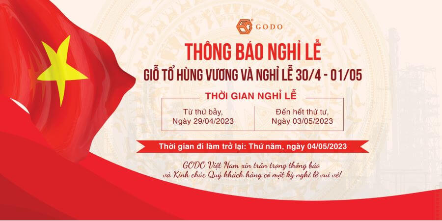 Godo - THÔNG BÁO NGHỈ LỄ GIỖ TỔ HÙNG VƯƠNG, 30/04 – 1/05