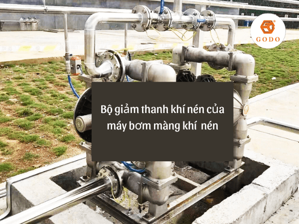 Godo - Tìm hiểu về bộ phận giảm thanh khí nén của máy bơm màng khí nén