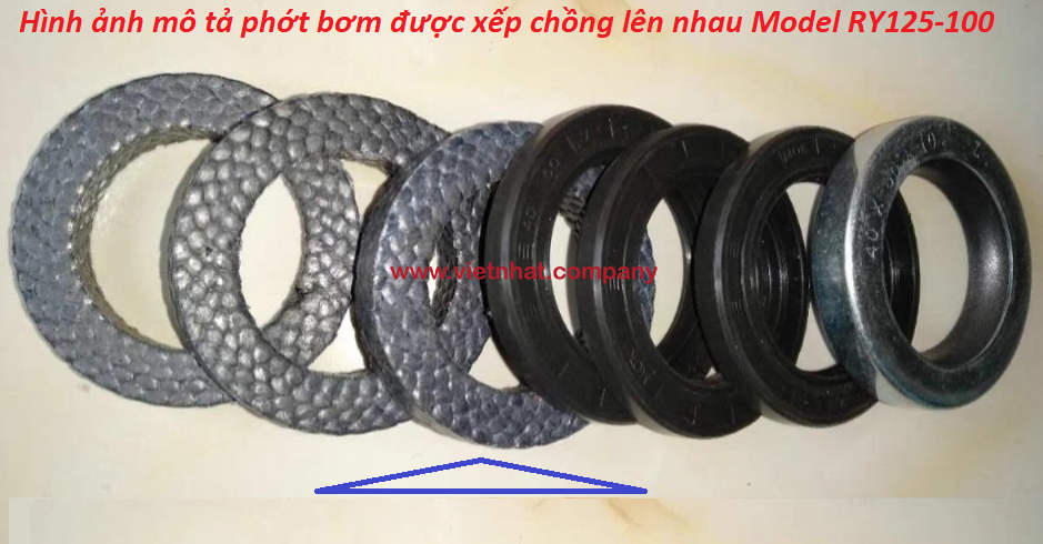 phớt chịu nhiệt 270 độ c của bơm dầu RY125-100-250