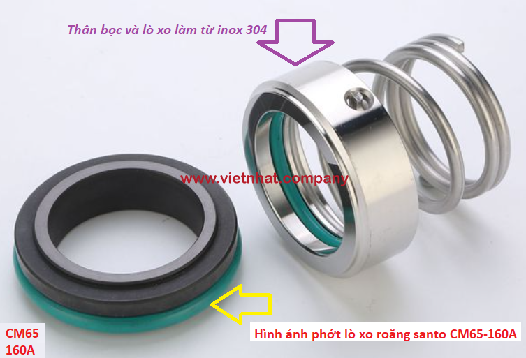 phớt cơ khí của bơm cm65-160a