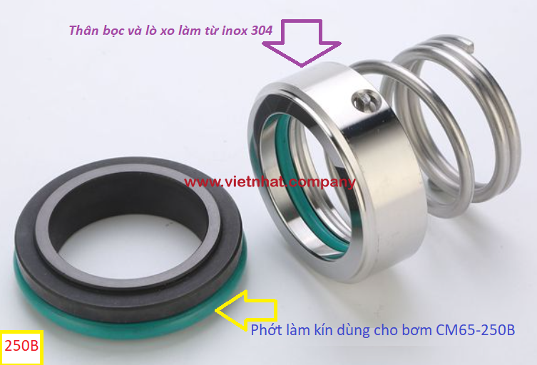 phớt làm kín máy bơm nước li tâm CM65-250B