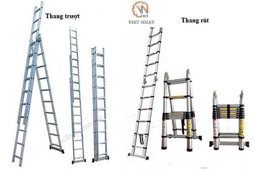 Gợi ý sự lựa chọn tốt nhất giữa Thang nhôm rút hay thang trượt