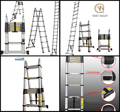 Gợi ý nên chọn dùng thang nhôm rút gọn chữ A khi dùng trong cuộc sống